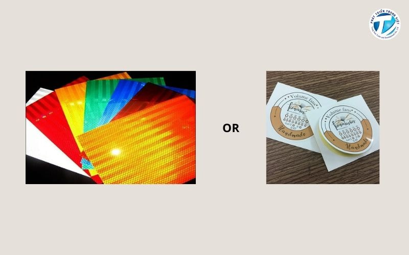 Decal phản quang hay giấy decal phản quang 